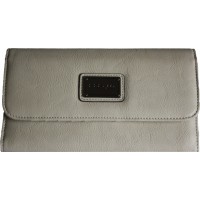 H&G Ladies Large Designer Purse \ Wallet \ Clutch by Nanucci - Paris - Grey